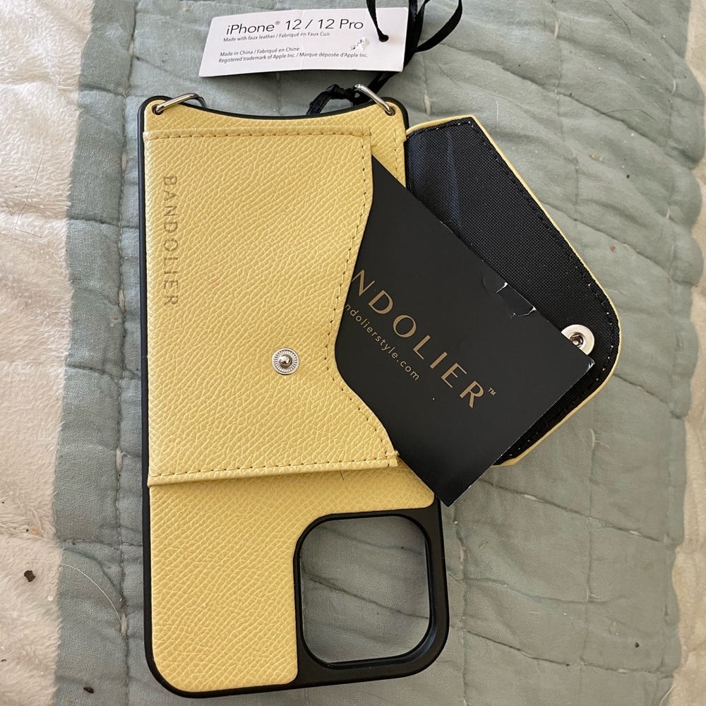 Bandolier leather phone case iPhone 12 12Pro Brand new. Never used